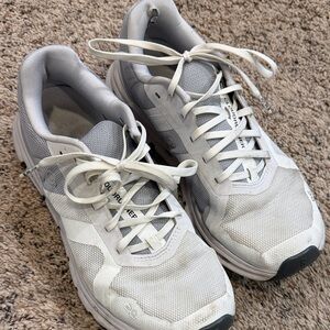 On Running Women's White and Gray Sneakers